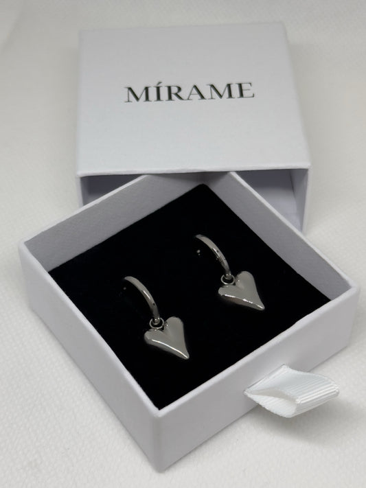 Droplet Hearts – Silver
