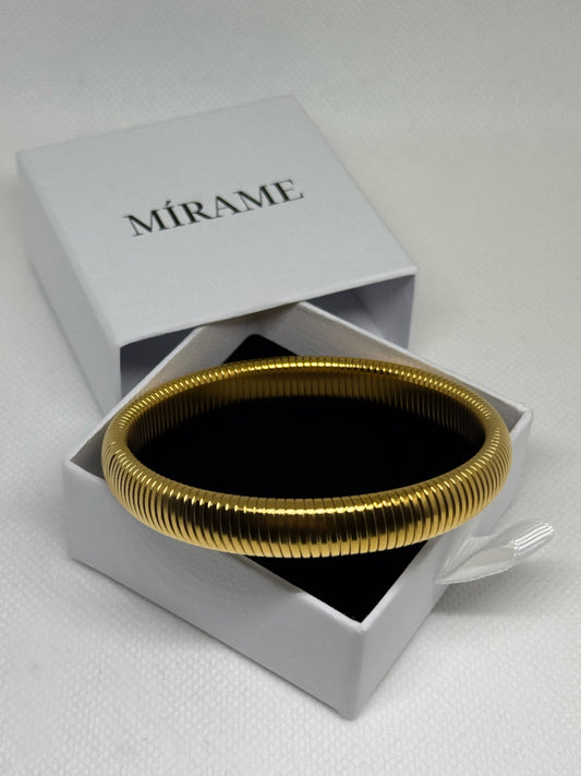 Helix Bangle – Gold